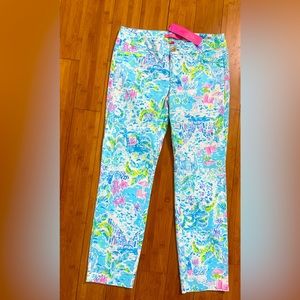 NEW W/TAGS LILLY PULITZER 🩷Bright Colors 🫶🏻KELLY PANTS